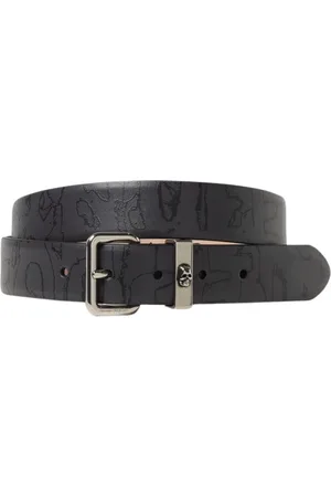 Alexander McQueen Heren, Accessoires, Zwart, Maat: 100 CM Leer