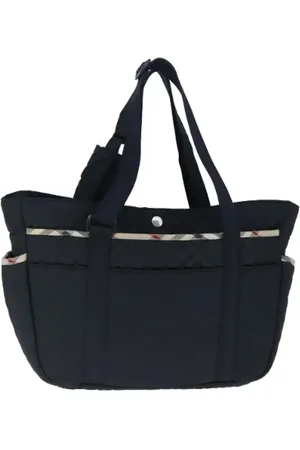 Burberry Dames, Pre-owned, Zwart, Maat: ONE Size Synthetisch