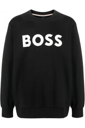 HUGO BOSS Heren, Sweatshirts & Hoodies, Zwart, Maat: XL Katoen