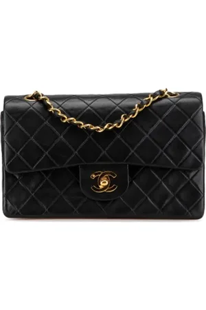 CHANEL Dames, Pre-owned, Zwart, Maat: ONE Size Leer