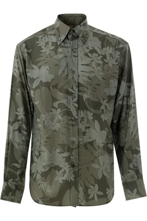 Tom Ford Heren, Overhemden, Groen, Maat: M