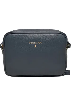 Patrizia Pepe Dames, Tassen, Blauw, Maat: ONE Size Leer