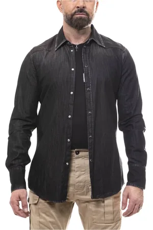 Dsquared2 Heren, Overhemden, Zwart, Maat: L