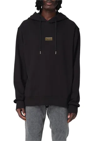VERSACE Heren, Sweatshirts & Hoodies, Zwart, Maat: L Katoen