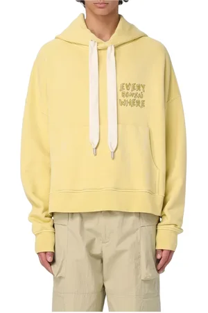 BONSAI Heren, Sweatshirts & Hoodies, Geel, Maat: S Katoen