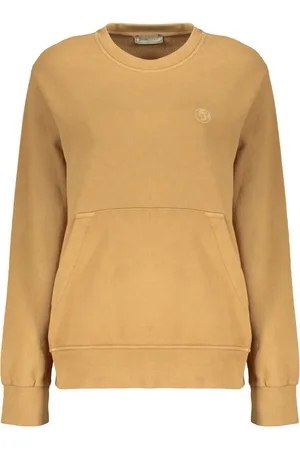 HERNO Dames, Sweatshirts & Hoodies, Geel, Maat: S Katoen