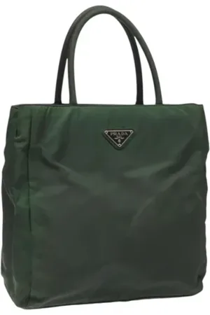 Prada Dames, Pre-owned, Groen, Maat: ONE Size Nylon