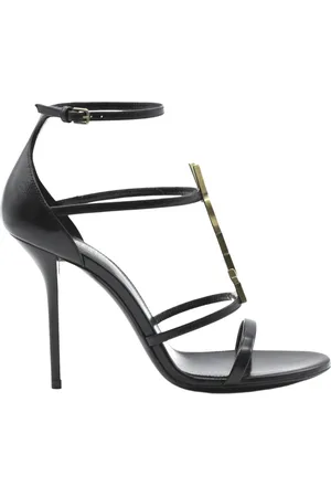 Saint Laurent Dames, Schoenen, Zwart, Maat: 40 EU Katoen