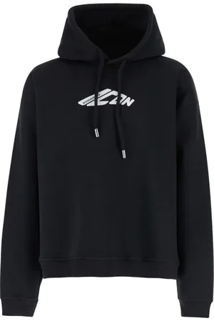 Dsquared2 Heren, Sweatshirts & Hoodies, Zwart, Maat: M Katoen