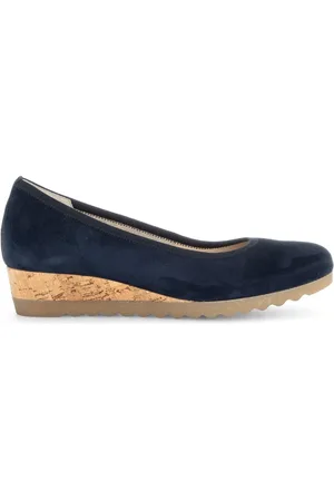 Gabor Dames, Schoenen, Blauw, Maat: 44 EU Suède