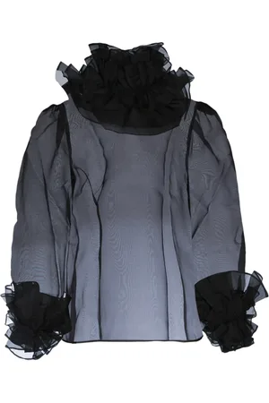 BODE Dames, Blouses & Shirts, Zwart, Maat: S