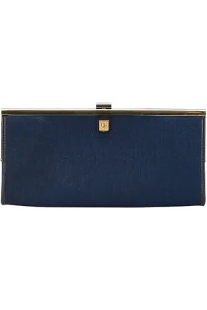 Dior Dames, Pre-owned, Blauw, Maat: ONE Size Leer