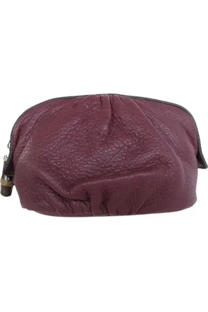 Gucci Dames, Pre-owned, Paars, Maat: ONE Size Leer