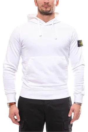 Stone Island Heren, Sweatshirts & Hoodies, Wit, Maat: M Katoen