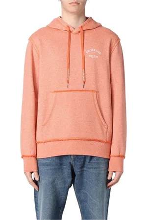 Golden Goose Heren, Sweatshirts & Hoodies, Oranje, Maat: M Katoen