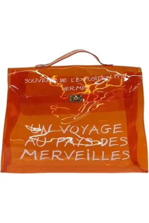 Hermès Dames, Pre-owned, Oranje, Maat: ONE Size Vinyl