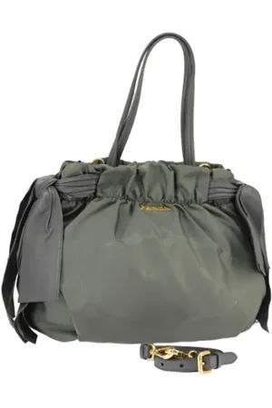 Prada Dames, Pre-owned, Groen, Maat: ONE Size Nylon