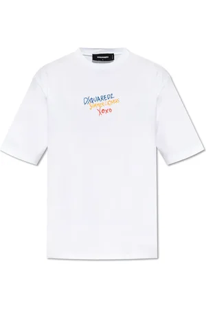 Dsquared2 Heren, Tops, Wit, Maat: M Katoen