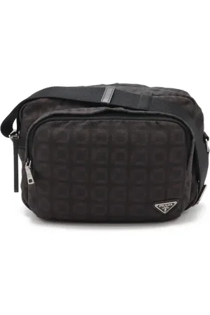 Prada Dames, Pre-owned, Bruin, Maat: ONE Size Nylon