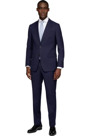 Boggi Milano Heren, Pakken, Blauw, Maat: XL Zijde