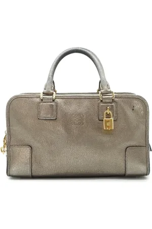Loewe Dames, Pre-owned, Grijs, Maat: ONE Size Leer