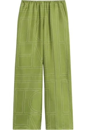 Totême Dames, Nachtkleding & Lounge, Groen, Maat: XS Zijde