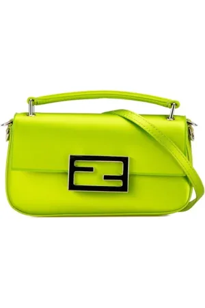 Fendi Dames, Pre-owned, Groen, Maat: ONE Size Zijde