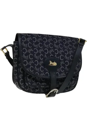 Céline Dames, Pre-owned, Blauw, Maat: ONE Size Leer