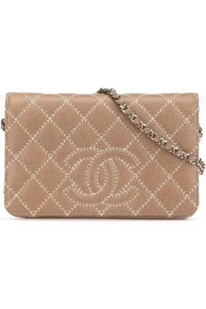 CHANEL Dames, Pre-owned, , Maat: ONE Size Leer