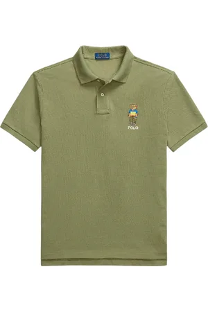 Ralph Lauren Heren, Tops, Groen, Maat: M Katoen