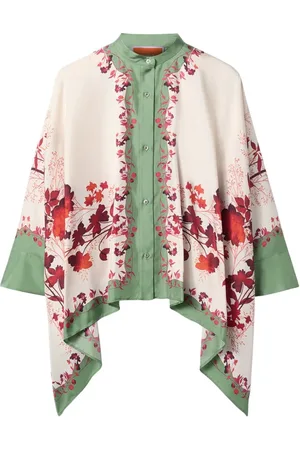 La DoubleJ Dames, Blouses & Shirts, Veelkleurig, Maat: S Zijde