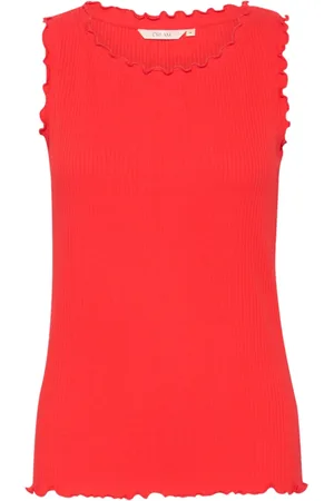 Cream Dames, Tops, Rood, Maat: 2XL
