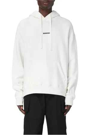 BONSAI Heren, Sweatshirts & Hoodies, Wit, Maat: M