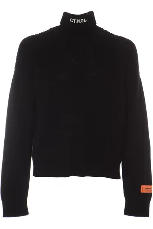 Heron Preston Heren, Truien, Zwart, Maat: L Wol