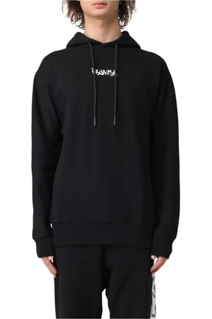 DISCLAIMER Heren, Sweatshirts & Hoodies, Zwart, Maat: XL Katoen