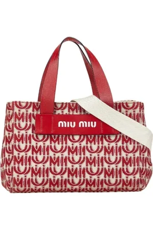 Miu Miu Dames, Pre-owned, Veelkleurig, Maat: ONE Size Leer