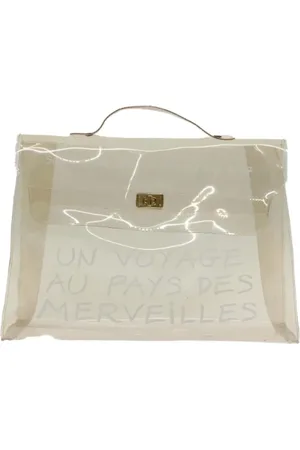 Hermès Dames, Pre-owned, Wit, Maat: ONE Size Vinyl