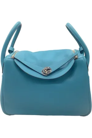 Hermès Dames, Pre-owned, Blauw, Maat: ONE Size Leer