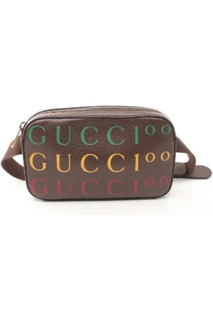 Gucci Dames, Pre-owned, Bruin, Maat: ONE Size Leer