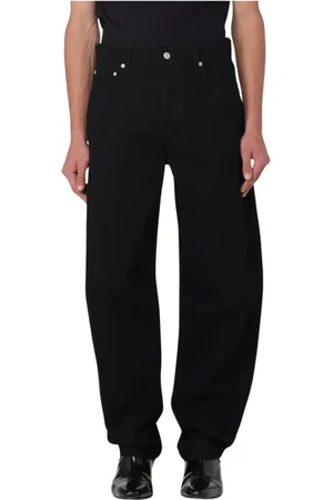 Alexander McQueen Heren, Jeans, Zwart, Maat: M Katoen