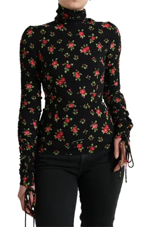 Dolce & Gabbana Dames, Tops, Veelkleurig, Maat: XS Zijde