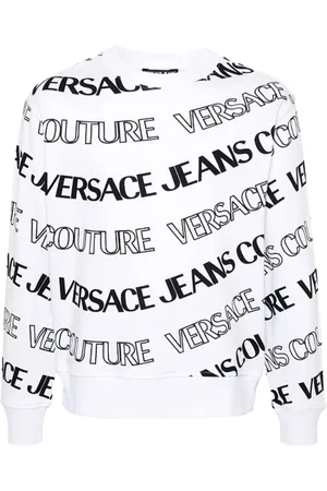 VERSACE Heren, Sweatshirts & Hoodies, Wit, Maat: M