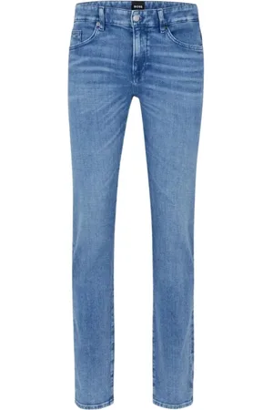 HUGO BOSS Heren, Jeans, Blauw, Maat: W38 L32 Katoen