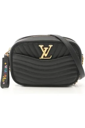 LOUIS VUITTON Dames, Pre-owned, Zwart, Maat: ONE Size Leer