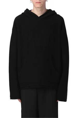 Maison Margiela Heren, Sweatshirts & Hoodies, Zwart, Maat: S Wol