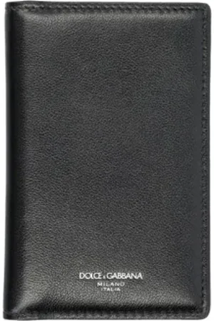Dolce & Gabbana Heren, Accessoires, Zwart, Maat: ONE Size Leer