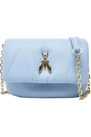 Patrizia Pepe Dames, Tassen, Blauw, Maat: ONE Size Leer