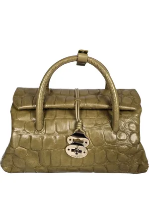 Zanellato Dames, Tassen, Groen, Maat: ONE Size Leer