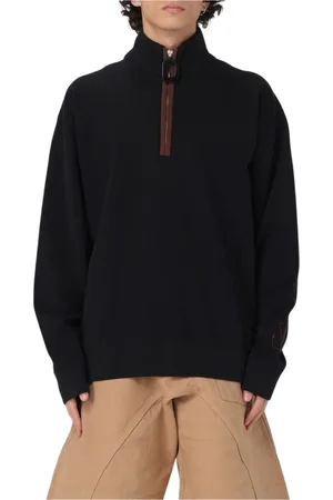 J.W.Anderson Heren, Sweatshirts & Hoodies, Zwart, Maat: XL Katoen