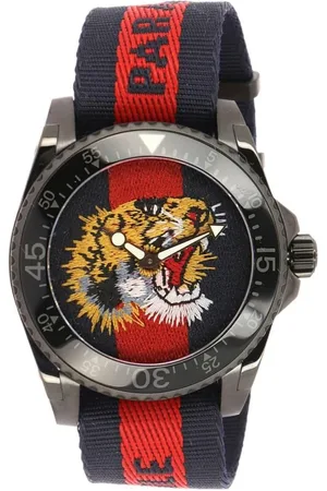 Gucci Heren, Accessoires, Blauw, Maat: ONE Size Nylon